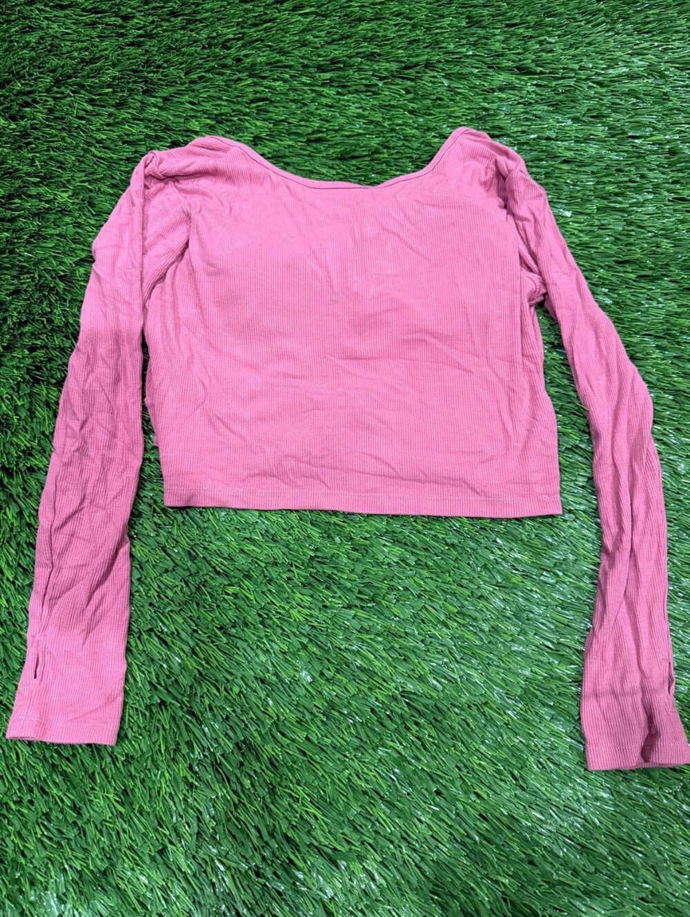 Lululemon Long Sleeve Crop Top